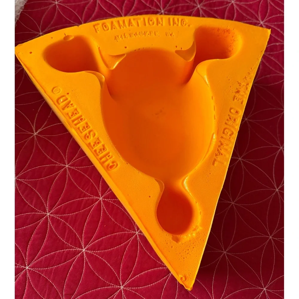 FOAMATION INC Cheesehead The Original Foam Headwear Wisconsin Fan Gear